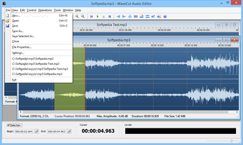 WaveCut Audio Editor screenshot 5