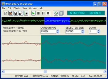 WavEditor2 screenshot