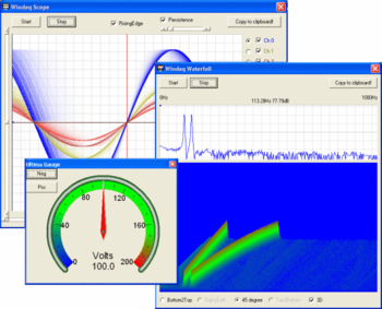 Waveform and Gauge Display ActiveX Controls screenshot