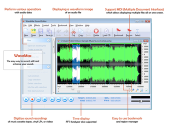 WaveMax Sound Editor 2009 screenshot 2