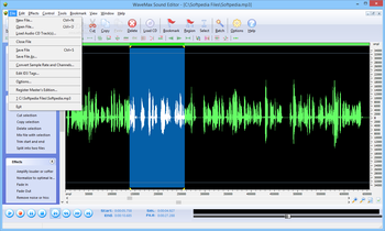 WaveMax Sound Editor screenshot 3