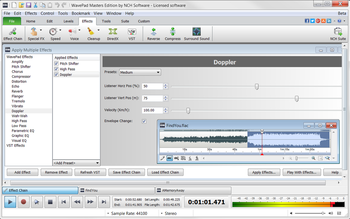 Wavepad Music and Audio Editor Free screenshot
