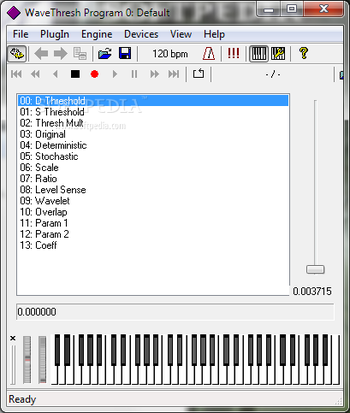 Wavethresh screenshot