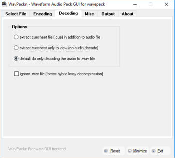 WavPackn screenshot 4