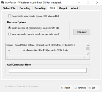 WavPackn screenshot 5