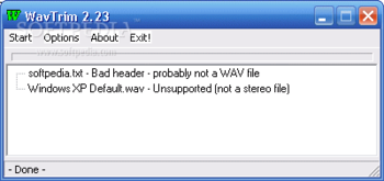 WavTrim screenshot