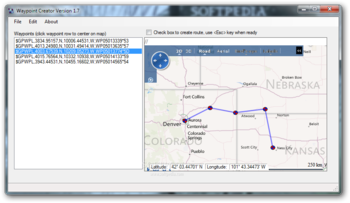 Waypoint Creator screenshot