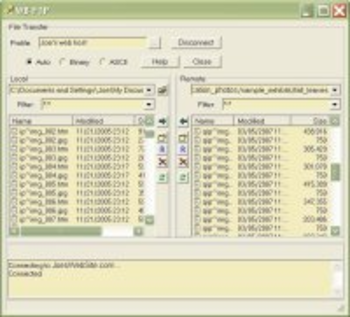 WB FTP screenshot