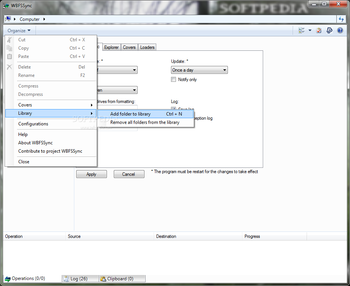 WBFSSync screenshot 2
