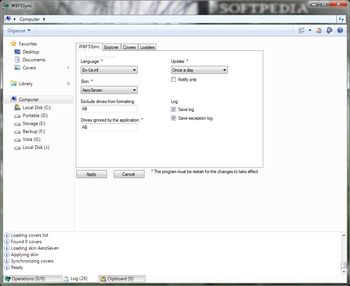 WBFSSync screenshot 3