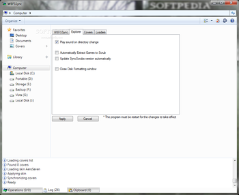 WBFSSync screenshot 4