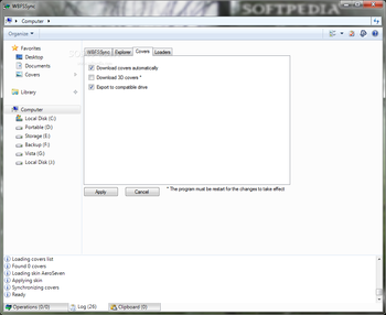 WBFSSync screenshot 5