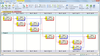 WBS Schedule Pro PERT screenshot 4