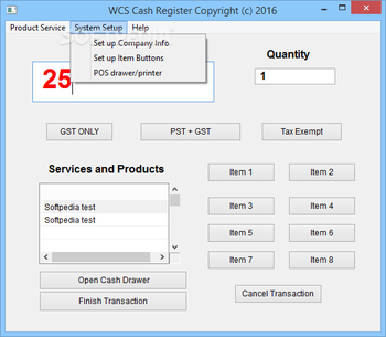 WCS Cash Register screenshot 3