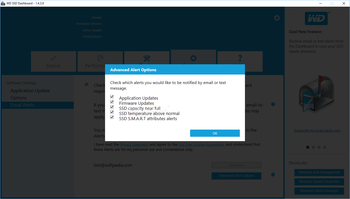 WD SSD Dashboard screenshot 8