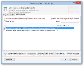 We PDF Watermark Remover screenshot 3