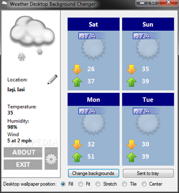 Weather Desktop Background Changer screenshot 3