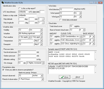 Weather Encoder screenshot