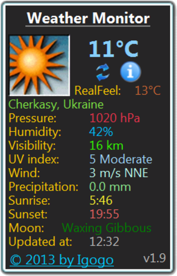Weather Monitor screenshot