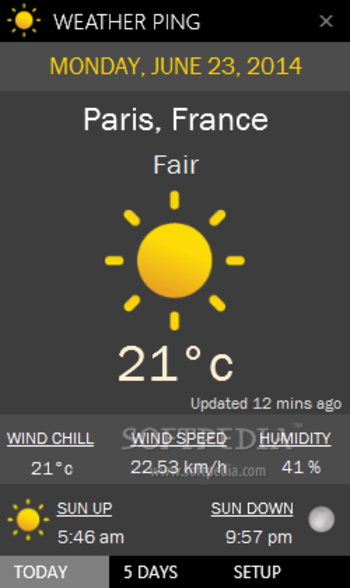 WEATHER PING screenshot