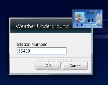 Weather Underground Vista Gadget screenshot 2