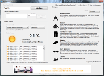 WeatherDress.me screenshot