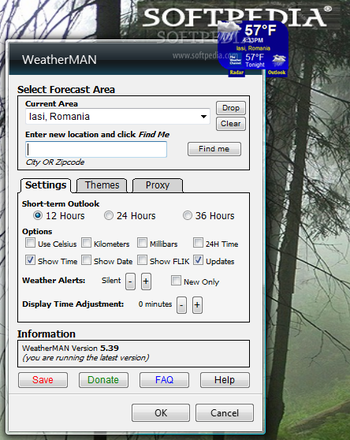 WeatherMAN (former WChannel Desktop Weather) screenshot 2