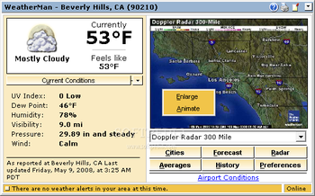 WeatherMan screenshot