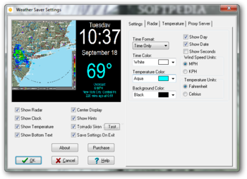 WeatherSaver screenshot