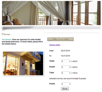 Web-Based Room Booking System screenshot 2