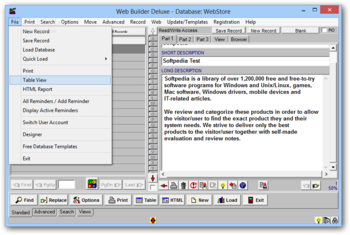 Web Builder Deluxe screenshot 2