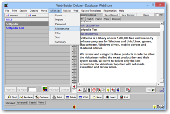 Web Builder Deluxe screenshot 3