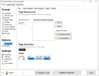 Web Calendar Pad screenshot 21