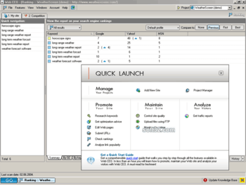 Web CEO Professional Suite screenshot 2