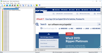 Web Content Extractor screenshot