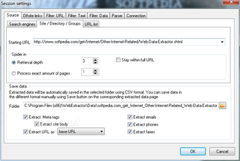 Web Data Extractor screenshot 4