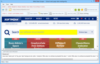 Web Data Scraper screenshot