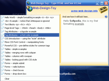 Web Design Toy screenshot 2