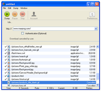 Web Dumper screenshot 5