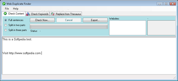 Web Duplicate Finder screenshot