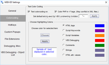 WEB-ED Webpage and Scripting Editor screenshot 10