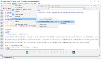 WEB-ED Webpage and Scripting Editor screenshot 5