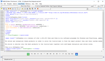 WEB-ED Webpage and Scripting Editor screenshot 6