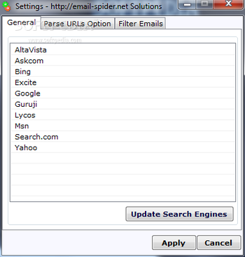 Web Emails Spider screenshot 3