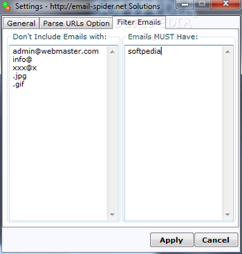 Web Emails Spider screenshot 5