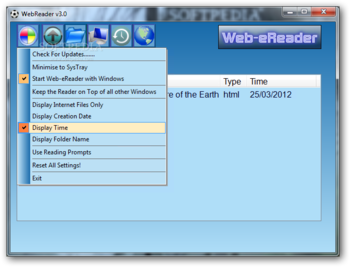 Web-eReader screenshot 2
