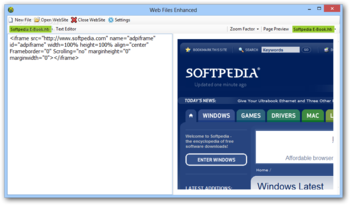 Web Files Enhanced screenshot