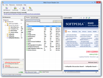 Web Forum Reader Lite screenshot