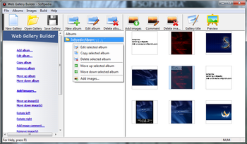 Web Gallery Builder screenshot