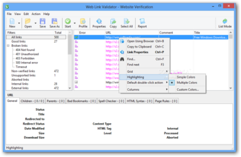 Web Link Validator screenshot 2